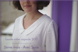 Je couds ma garde-robe capsule 2017 – 2ème mois : avec Susie